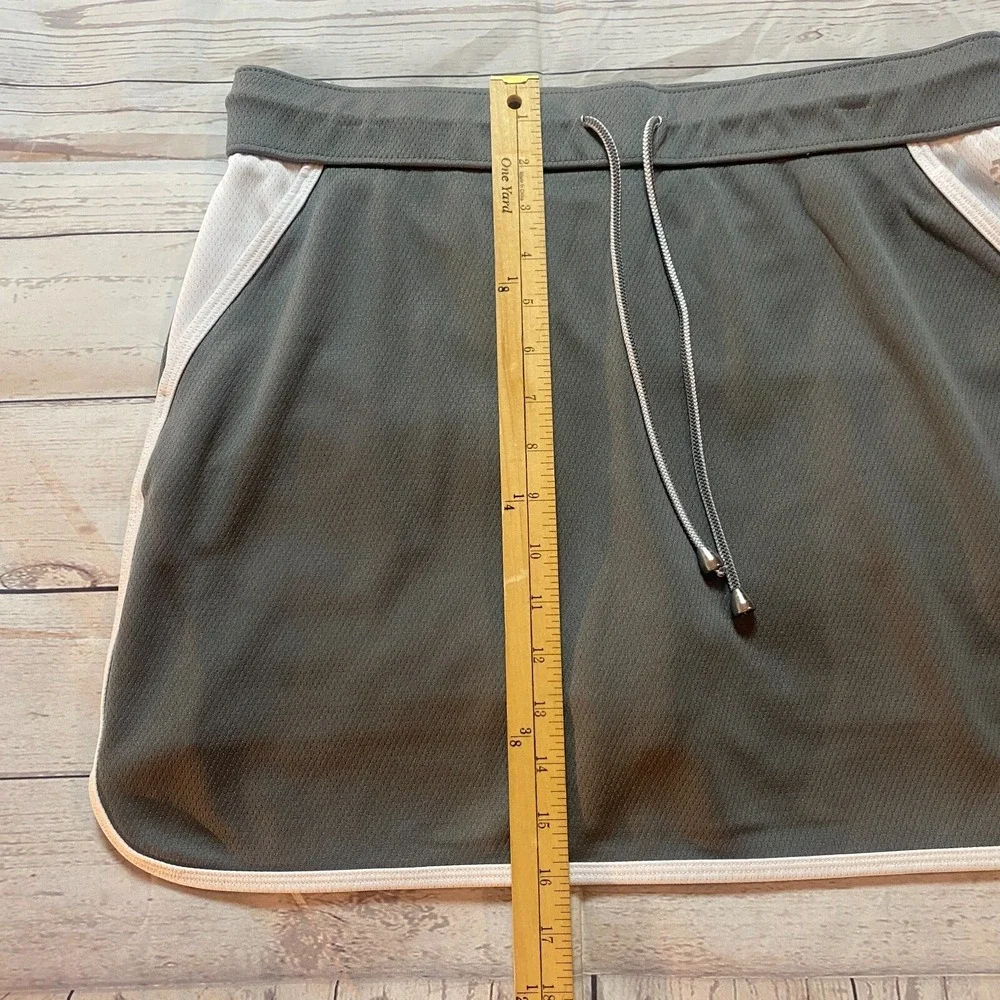 Izod Golf Skirt‎ Skort Gray Tennis Workout Athletic Training Women's Size Large